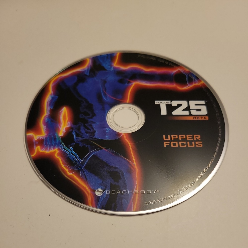 Beachbody Focus T25 Beta Upper Focus Replacement DVD Disc Only Shaun T Workout